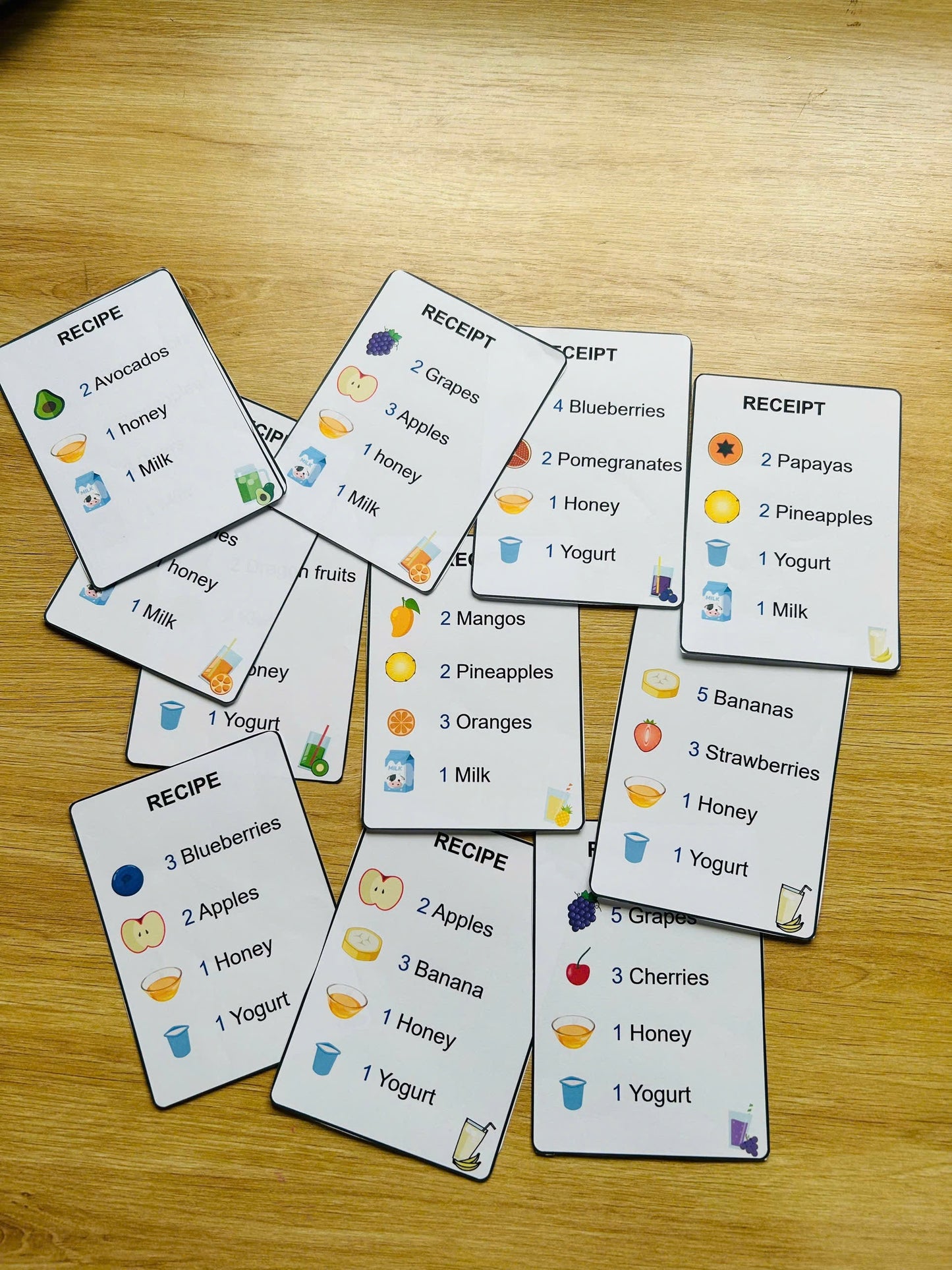 Make Smoothie Game - Printable File - Kids Activities