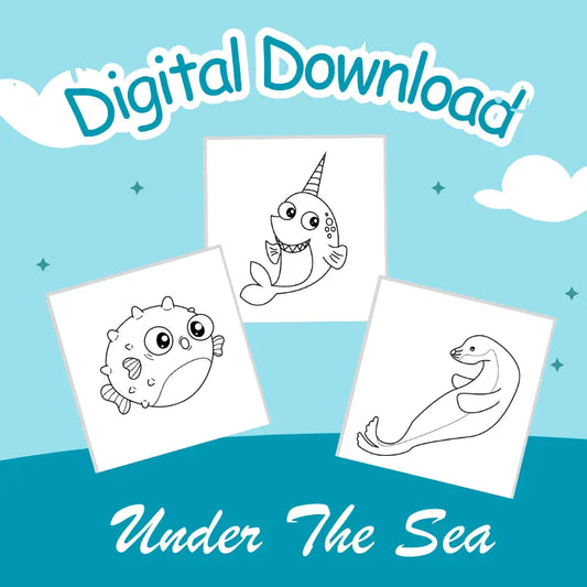 Under The Sea Printable Coloring Pages